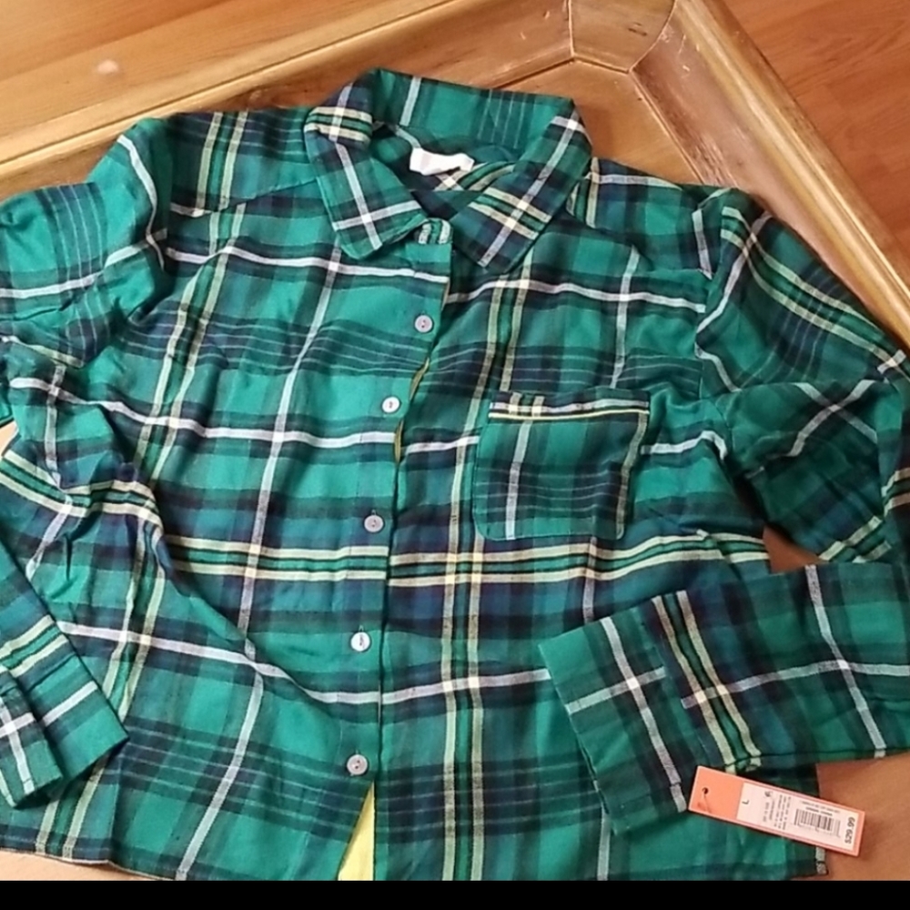 Colsie Flannel Pajama Set PJ Set NWT Small - Picture 2 of 7